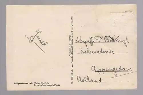 ALTE POSTKARTE ZÜRS AM ARLBERG 1720 M MIT FLEXENPASS VORARLBERG Risch-Lau cpa postcard AK Ansichtskarte