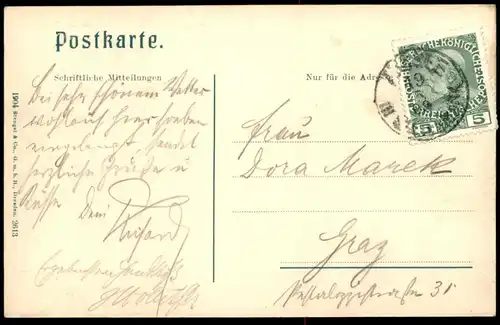 ALTE POSTKARTE AUSSEE IN STEIERMARK SALZKAMMERGUT PANORAMA TOTAL TOTALANSICHT Gesamtansicht Ansichtskarte cpa postcard