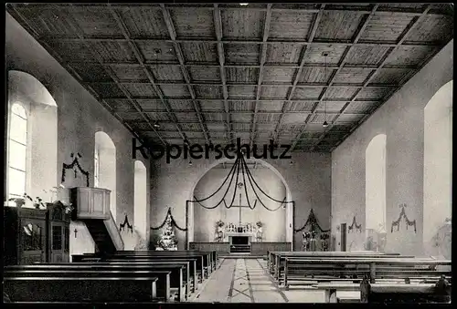 ALTE POSTKARTE FERSCHWEILER KATHOLISCHE PFARRKIRCHE KIRCHE BEI BITBURG SÜDEIFEL Eifel Ansichtskarte AK postcard cpa