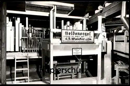 ÄLTERE POSTKARTE HELDENORGEL 1931 KUFSTEIN WALCKER ORGEL LUDWIGSBURG KABELWERKE MANNHEIM ORGUE organ Ansichtskarte