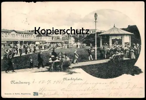 ALTE POSTKARTE NORDERNEY MARKTPLATZ 1900 Schirm parapluie umbrella Hüte hat hut Insel cpa postcard AK Ansichtskarte