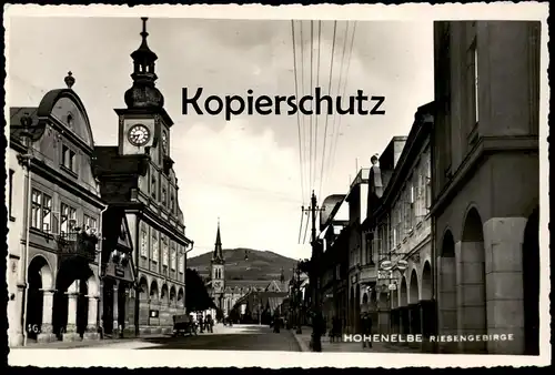 ALTE POSTKARTE HOHENELBE RIESENGEBIRGE OPTIKER KRAUS Vrchlabi Bezirk Königgrätz Sudeten Ansichtskarte postcard cpa AK