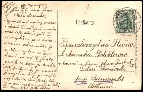 ALTE POSTKARTE GRUSS AUS MITTWEIDA MARKT Junge Kind enfant child boy Ansichtskarte postcard AK cpa