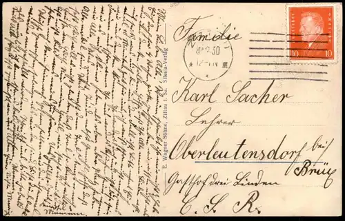 ALTE POSTKARTE ZITTAU MARKT MIT RATHAUS Taxi Bus Gustav Renger Ewald Zimmermann Oberlausitz Sachsen Ansichtskarte AK