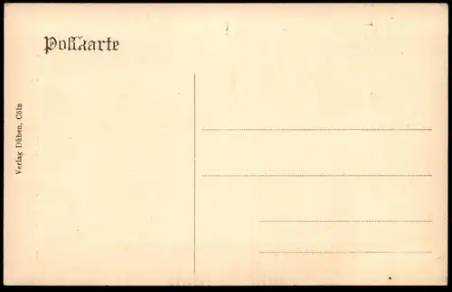 ALTE POSTKARTE CÖLN-DEUTZ KATH. KIRCHE IN DER FREIHEITSTRASSE CARL SCHOLZ Deutzer Freiheit Köln Ansichtskarte postcard