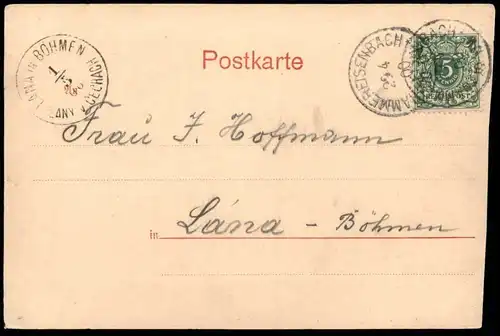 ALTE POSTKARTE GRUSS AUS HAMMEREISENBACH GASTHAUS ZUM HAMMER RUINE URACH Bregenbach Vöhrenbach AK Ansichtskarte postcard