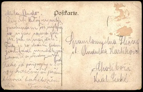 ALTE POSTKARTE HÜTTELDORF TOTALE Total Gesamtansicht Panorama Wien XIII AK cpa postcard Ansichtskarte