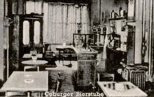 ALTE POSTKARTE HALLE SAALE BODENSTEINER GASTSTÄTTE 1942 JOHANNES ROLKE BIERQUELLE COBURGER BIERSTUBE Ansichtskarte AK