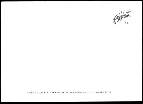 ÄLTERE POSTKARTE BERLIN BERLINER MAUER MAMOR STEIN UND EISEN BRICHT LE MUR THE WALL Ansichtskarte  postcard