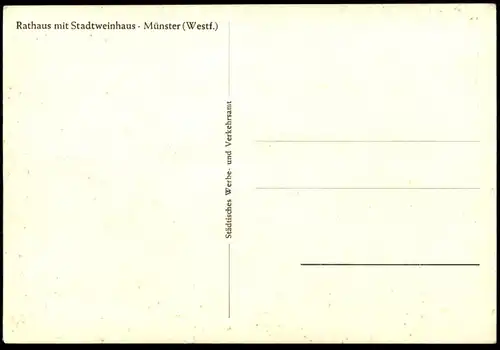 ÄLTERE POSTKARTE MÜNSTER IN WESTFALEN BUNDESTREFFEN AFRIKAKORPS 1960 Ansichtskarte cpa postcard AK