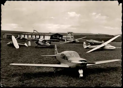 ÄLTERE POSTKARTE FLUGPLATZ ALTENA-HEGENSCHEID DES LUFTSPORTVEREINS ALTENA-LÜDENSCHEID airport aeroport Ansichtskarte