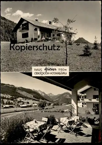 ÄLTERE POSTKARTE OBERJOCH ALLGÄU HAUS HÖLTER Hochallgäu Hindelang Ansichtskarte cpa AK postcard