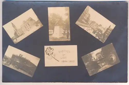 ALTE POSTKARTE ANDENKEN AN LILLE 1914 - 1915 Souvenir de Lille guerre 1. WK cpa postcard AK Ansichtskarte