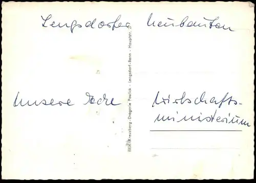 ÄLTERE POSTKARTE BONN LENGSDORF NEUBAUTEN WIRTSCHAFTSMINISTERIUM Ministerium Ansichtskarte AK