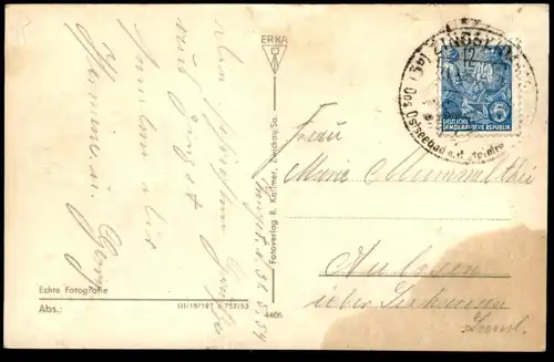 ALTE POSTKARTE OSTSEEBAD-ZINGST BOOTSSTEG MIT SEGLER DARSS STRANDLEBEN STRANDKORB Ansichtskarte postcard cpa AK