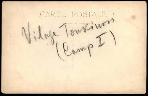 ALTE POSTKARTE VILLAGE TONKINOISE CAMP I TONKIN VIETNAM INDOCHIN Ansichtskarte AK cpa postcard