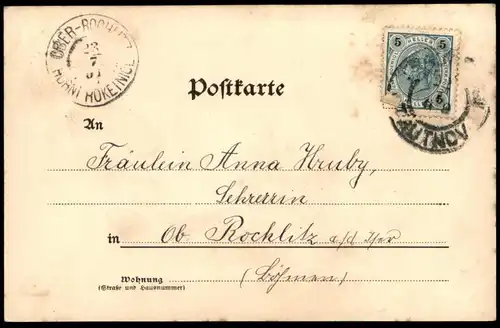 ALTE POSTKARTE GRUSS AUS BAUTZEN 1901 KNABENBÜRGERSCHULE GYMNASIUM LANDWIRTSCHAFTLICHE SCHULE Sachsen Ansichtskarte AK