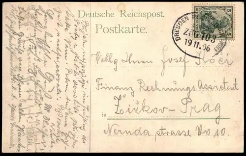 ALTE LITHO POSTKARTE GRUSS AUS DEM GARTEN-RESTAURANT BADEGARTEN ZWICKAU E. STARKE SIGN. PFARRER GROHMANN Anischtskarte