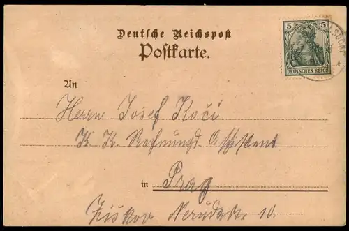 ALTE LITHO POSTKARTE GRUSS AUS DEM GASTHOF ZUM GRÜNEN THAL STÖCKEN LANGENBERNSDORF Trünzig Crimmitschau Ansichtskarte