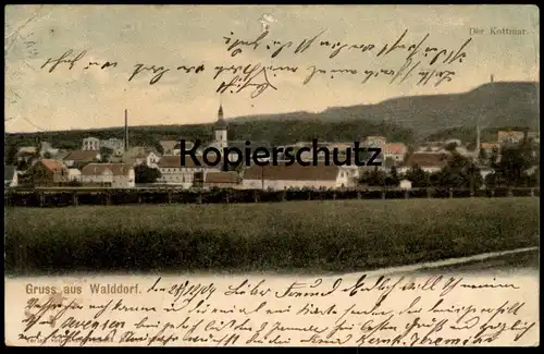 ALTE POSTKARTE WALDDORF DER KOTTMAR TOTALANSICHT Gesamtansicht Ansichtskarte postcard AK cpa