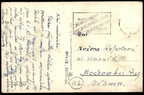 ALTE POSTKARTE GREIZ IN THÜRINGEN 1944 KOSA RATSSTÜBL PERSIL WERBUNG Ansichtskarte cpa postcard AK
