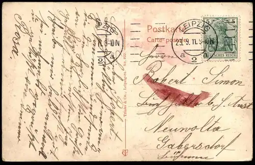 ALTE POSTKARTE LEIPZIG HAUPTBAHNHOF Fotomontage Auto Kutsche montage photo Bahnhof gare station Ansichtskarte postcard