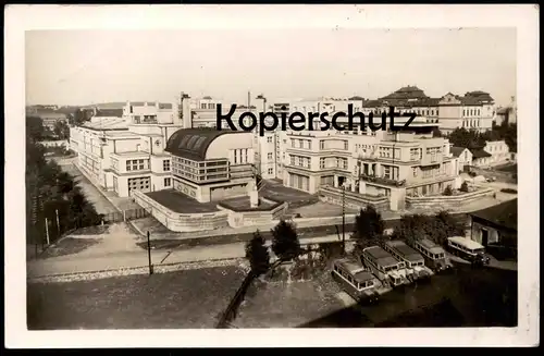 ALTE POSTKARTE JUNGBUNZLAU LANDESGEWERBESCHULE MLADA BOLESLAV ZEMSKA PRUM SKOLA Bus Auto Böhmen Ansichtskarte postcard