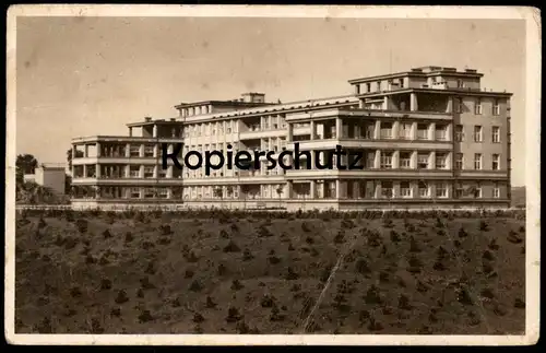 ALTE POSTKARTE PRAG PRAHA NEMOCNICE NA BULOVCE BULOVKA HOSPITAL 1928 czech republic Tschechische Republik Ansichtskarte
