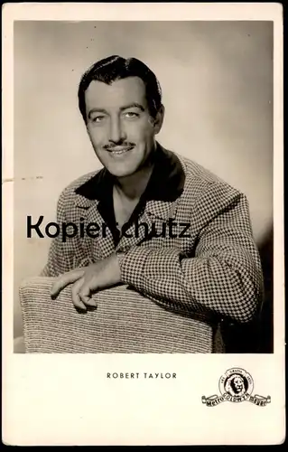 ALTE POSTKARTE ROBERT TAYLOR KARAWANE DER FRAUEN MGM FILM METRO GOLDWYN MAYERactor Schauspieler Foto photo postcard cpa