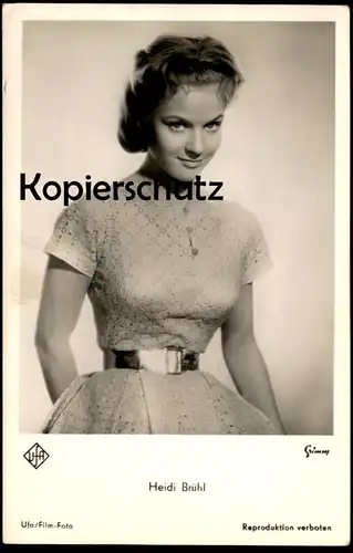 ALTE POSTKARTE HEIDI BRÜHL UFA FILM-SCHAUSPIELERIN Grimm Actress actor acteur Universum Verlag postcard cpa AK