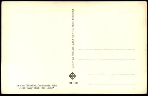 ALTE POSTKARTE ULLA JACOBSSON UFA FILM-SCHAUSPIELERIN Constantin Actress actor acteur Universum postcard cpa AK