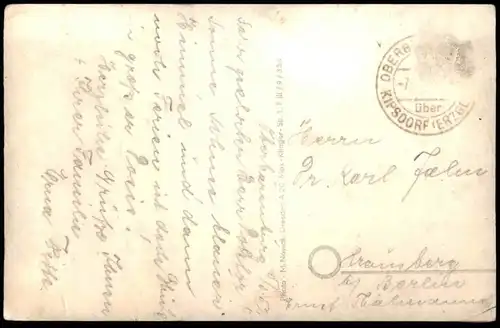 ALTE POSTKARTE OBERBÄRENBURG WINTERLANDSCHAFT ZU WALDIDYLLE ERZGEBIRGE Altenberg Schnee snow Winter Idylle Ansichtskarte