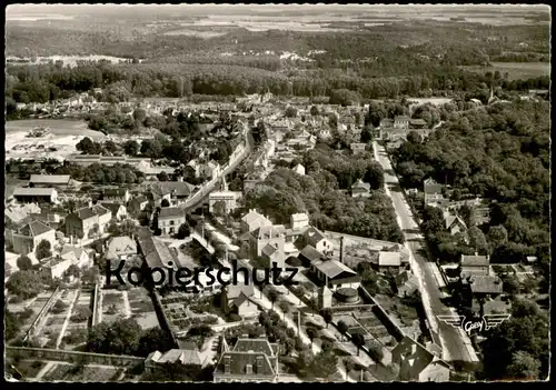 ÄLTERE POSTKARTE MALESHERBES LOIRET VUE DU CIEL 1963 Gaby Edition France cpa postcard Ansichtskarte AK