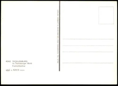 ÄLTERE POSTKARTE TECKLENBURG FREILICHTBÜHNE Theater Festspiele Kostüme costumes Freilichtspiele Ansichtskarte postcard
