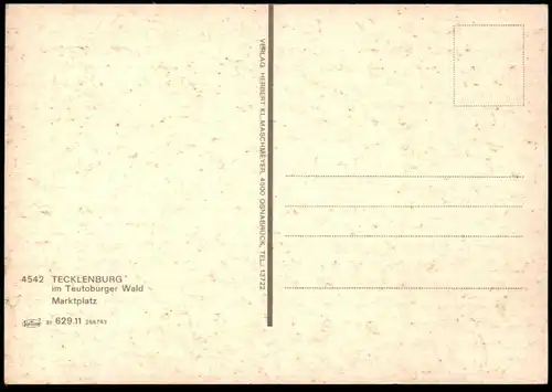 ÄLTERE POSTKARTE TECKLENBURG MARKTPLATZ Familie mit Kind family Ansichtskarte postcard AK cpa