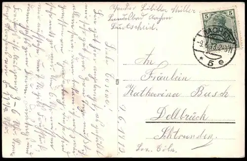 ALTE POSTKARTE AACHEN RATHAUS 1913 Aix-la-Chapelle Ansichtskarte cpa postcard AK