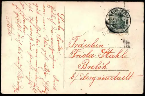 ALTE POSTKARTE BONN ALTER ZOLL MIT BLICK AUF DAS SIEBENGEBIRGE 1911 Kanone gun cannon canon postcard AK Ansichtskarte