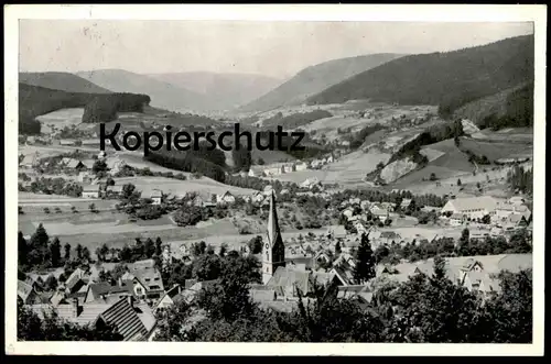 ÄLTERE POSTKARTE LUFTKURORT & WINTERSPORTPLATZ BAIERSBRONN 1959 Schwarzwald Black Forest postcard cpa AK Ansichtskarte