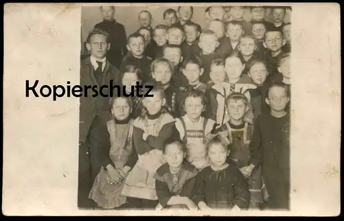 ALTE FOTO POSTKARTE SCHULE SCHÜLER verm. Erlbach oder Umgebung school école Schüler students pupil enfants cpa photo AK