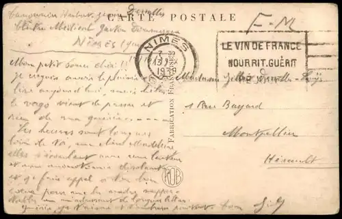 ALTE POSTKARTE J'EXAGÈRE ... NON MARIUS MONTAGE PHOTO FOTOMONTAGE Photomontage Marseille ? cpa postcard Ansichtskarte AK