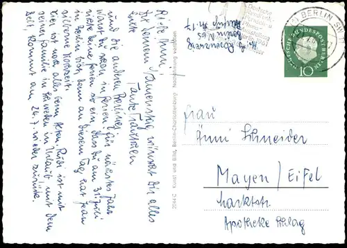 ÄLTERE POSTKARTE BERLIN WEDDING TIERPARK REHBERGE Hirsch Rehe Reh Wildschweine Zoo Park Ansichtskarte AK cpa postcard