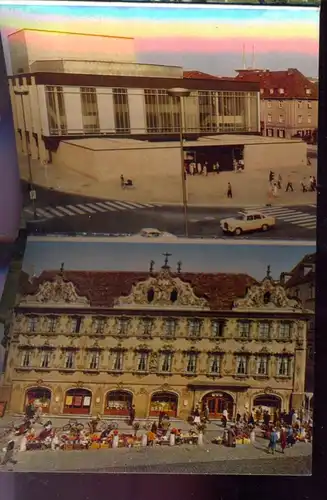 ÄLTERES KOMPLETTES LEPORELLO DIE SCHÖNSTEN FARBBILDER VON WÜRZBURG 10,5 cm x 8 cm Bild photo Bayern