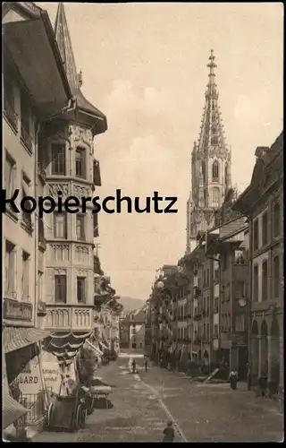 ALTE POSTKARTE ALT-BERN KESSLERGASSE MIT MÜNSTER Ansichtskarte Schweiz Suisse Helvetia cpa postcard AK