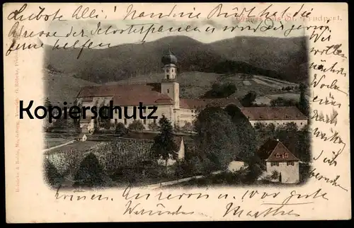 ALTE POSTKARTE GRUSS AUS ST. TRUDPERT MÜNSTERTAL 1904 an Gräfin Kageneck Munzingen Münsterthal Untermünsterthal