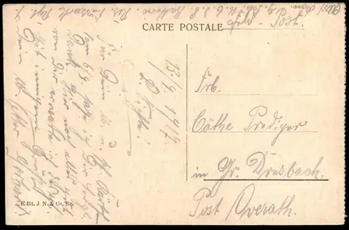 ALTE POSTKARTE DINANT BOULVARD Boulevard coach Kutsche Feldpost Ansichtskarte AK cpa postcard