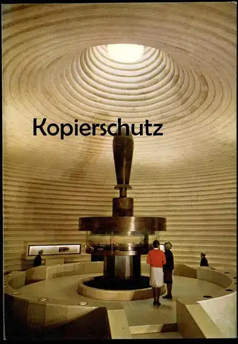 ÄLTERE POSTKARTE THE ISRAEL MUSEUM JERUSALEM THE SHRINE OF THE BOOK INTERIOR cpa postcard Ansichtskarte AK