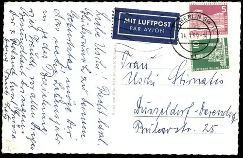 ALTE POSTKARTE BERLIN FRIEDENAU NATHANAEL KIRCHE church église Ansichtskarte AK cpa postcard