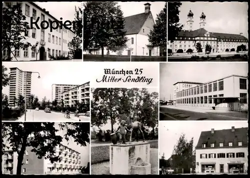 ÄLTERE POSTKARTE MÜNCHEN 25 MITTER SENDLING MITTERSENDLING Ansichtskarte AK cpa postcard