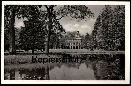 ALTE POSTKARTE SCHLOSS FAVORITE IM MURGTAL RASTATT castle chateau Ansichtskarte cpa postcard AK