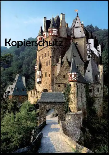 POSTKARTE BURG ELTZ CASTLE LE CHATEAU D'ELTZ Wierschem Maifeld Polch Schloss Ansichtskarte AK cpa postcard